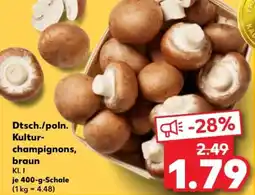 Kaufland Dtsch./poln. Kulturchampignons, braun Angebot