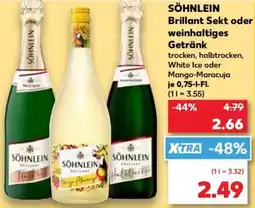 Kaufland SÖHNLEIN Brillant Sekt oder weinhaltiges Getränk Angebot
