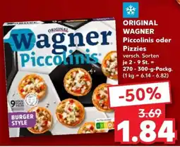 Kaufland ORIGINAL WAGNER Piccolinis oder Pizzies Angebot