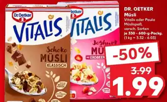 Kaufland DR. OETKER Müsli Angebot