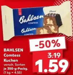 Kaufland BAHLSEN Comtess Kuchen Angebot