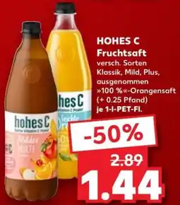 Kaufland HOHES C Fruchtsaft Angebot