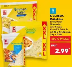 Kaufland K-CLASSIC Reibekäse Angebot