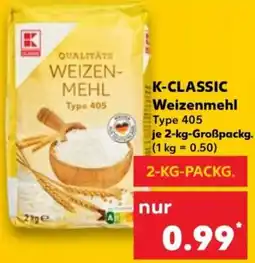 Kaufland K-CLASSIC Weizenmehl Angebot