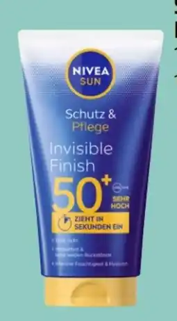 Rossmann Nivea Sun Schutz & Pflege Invisible Finish LSF 50+ Angebot