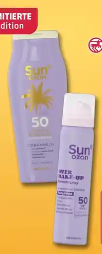 Rossmann Sunozon Glowing Protection Sonnenmilch LSF 50 Angebot