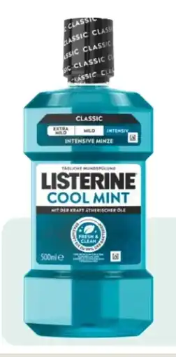 Rossmann Listerine Mundspülung Cool Mint Angebot