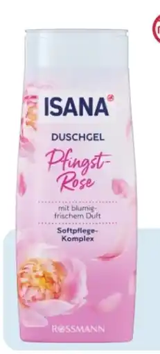 Rossmann Isana Duschgel Pfingstrose Angebot