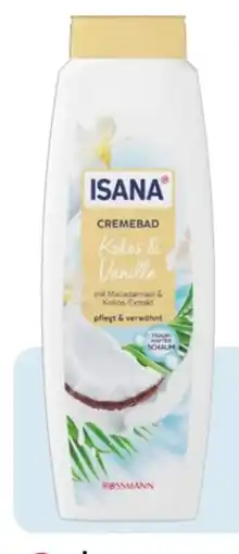 Rossmann Isana Cremebad Kokos & Vanille Angebot