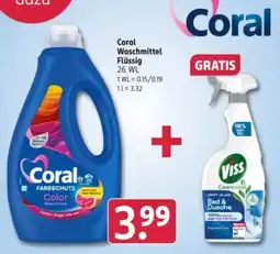Rossmann Coral Waschmittel Flüssig Angebot