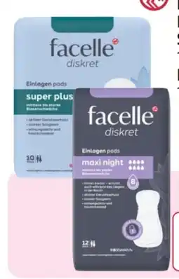 Rossmann Facelle Diskret Hygiene-Einlagen Super Plus Angebot
