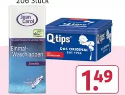 Rossmann Jean Carol Einmal-Waschlappen Sensitiv Angebot
