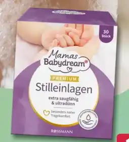 Rossmann Mamas Babydream Stilleinlagen Extra Schutz & Ultra Dünn Angebot