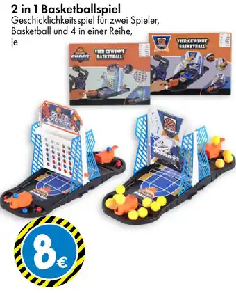TEDi 2 in 1 Basketballspiel Angebot