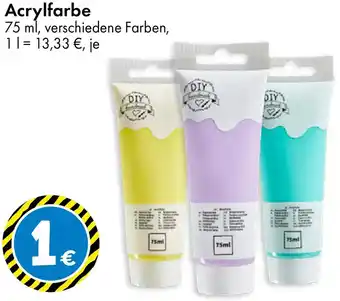 TEDi Acrylfarbe Angebot