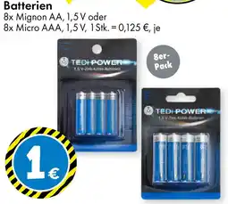 TEDi TEDI POWER Batterien Angebot