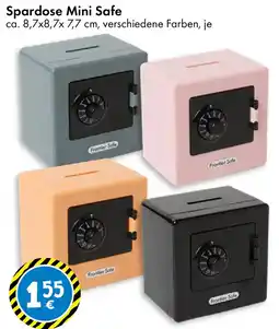 TEDi Spardose Mini Safe Angebot