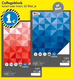 TEDi Collegeblock Angebot