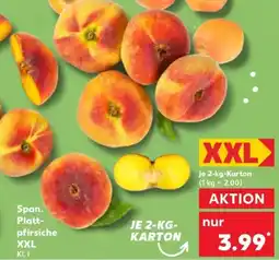 Kaufland Span. Plattpfirsiche XXL Angebot