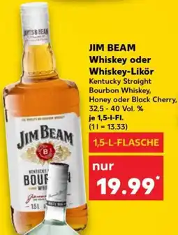 Kaufland JIM BEAM Whiskey oder Whiskey-Likör Angebot