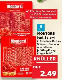 Kaufland MONTORSI Ital. Salami Angebot