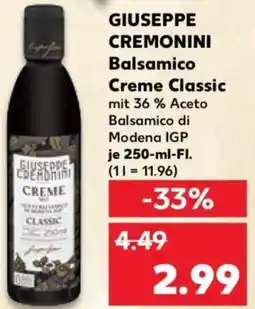 Kaufland GIUSEPPE CREMONINI Balsamico Creme Classic Angebot