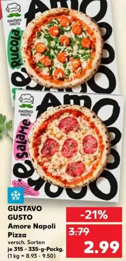 Kaufland GUSTAVO GUSTO Amore Napoli Pizza Angebot