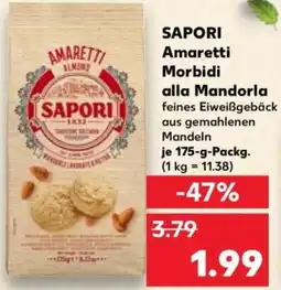Kaufland SAPORI Amaretti Morbidi alla Mandorla Angebot
