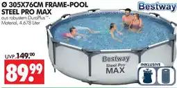 Wreesmann Bestway frame-pool steel pro max Angebot