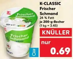 Kaufland K-CLASSIC Frischer Schmand Angebot