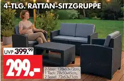 Wreesmann Rattan-sitzgruppe Angebot