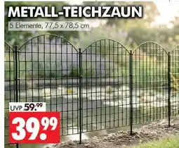 Wreesmann Metall-teichzaun Angebot