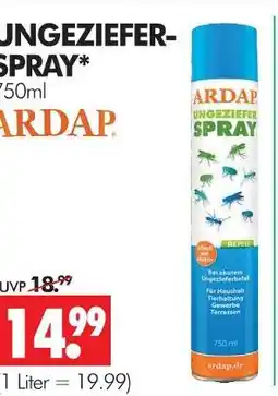 Wreesmann Ardap ungeziefer-spray Angebot