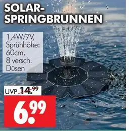 Wreesmann Solar-springbrunnen Angebot