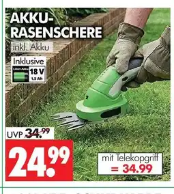 Wreesmann Akku-rasenschere Angebot
