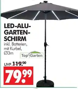 Wreesmann Top garden led-alu-gartenschirm Angebot