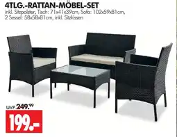 Wreesmann Rattan-möbel-set Angebot