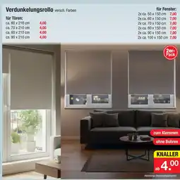 Zimmermann Verdunkelungsrollo Angebot