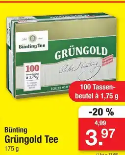 Zimmermann Bünting grüngold tee Angebot