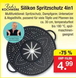 Zimmermann Kochwerk silikon spritzschutz 4in1 Angebot