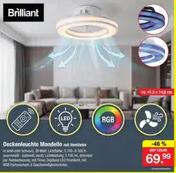 Zimmermann Brilliant deckenleuchte mondello mit ventilator Angebot