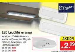 Zimmermann Muller licht led leuchte mit sensor Angebot