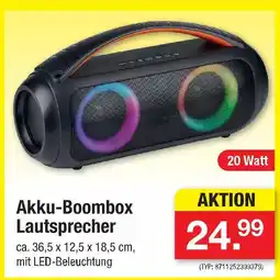 Zimmermann Akku-boombox lautsprecher Angebot