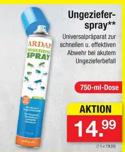 Zimmermann Ardap ungezieferspray Angebot