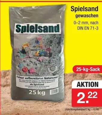 Zimmermann Spielsand Angebot