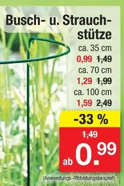 Zimmermann Busch- u. strauchstütze 35 cm Angebot