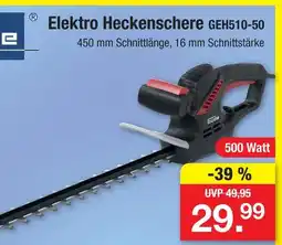Zimmermann Güde elektro heckenschere geh510-50 Angebot