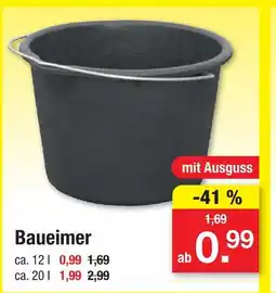 Zimmermann Baueimer 12 l Angebot