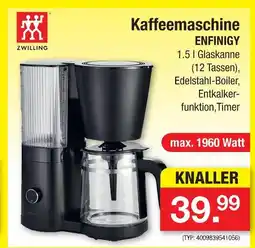 Zimmermann Zwilling kaffeemaschine enfinigy Angebot