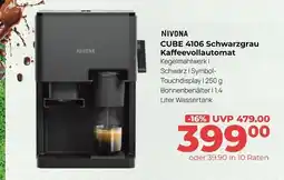 Hirsch und Ille Nivona cube 4106 schwarzgrau kaffeevollautomat Angebot